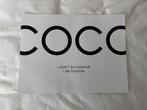Desenio poster COCO Chanel, Verzamelen, Posters, Rechthoekig Liggend, Ophalen of Verzenden, Zo goed als nieuw, A1 t/m A3