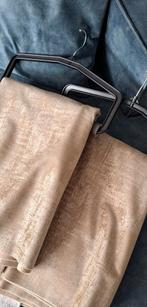 VTwonen Velvet stof 2x 258cmx105cm, Overige materialen, 120 cm of meer, Beige, Nieuw