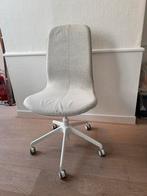 LÅNGFJÄLL bureaustoel, beige/wit, Ophalen, Gebruikt, Wit
