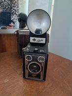 Analoge camera - Agfa Clibo Synchro Box-camera, Audio, Tv en Foto, Fotocamera's Analoog, Ophalen, Gebruikt, Compact, Overige Merken