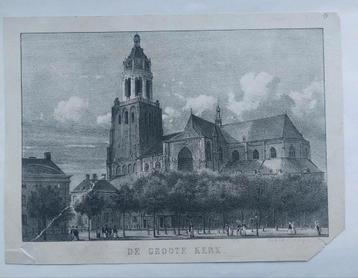 13 / Groote kerk te Arnhem ca eind 19e eeuw beschikbaar voor biedingen