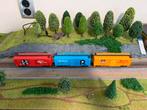 US boxcars nieuw staat 3x bachmann silver H0, Hobby en Vrije tijd, Modeltreinen | H0, Ophalen of Verzenden, Nieuw, Gelijkstroom of Wisselstroom
