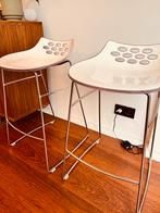 2 Italiaanse Calligaris JAM barkrukken, Huis en Inrichting, Barkrukken, Ophalen, Kunststof, Gebruikt, Met voetsteun