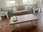 Salontafel en twee bijzettafels riviera maison stijl landeli, Huis en Inrichting, Ophalen, 50 tot 100 cm, 50 tot 100 cm, Zo goed als nieuw