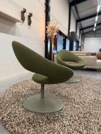 2 Nieuw Artifort Shark Lounge Draaifauteuils Groen stoel, Nieuw, 75 tot 100 cm, Ophalen of Verzenden, Leolux Harvink Jori Rolf Benz Design on Stock Eyye Montis Arco