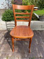 Stoel. Kantinestoel. Bistrostoel. Hout., Huis en Inrichting, Stoelen, Ophalen, Gebruikt, Bruin, Eén