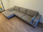 Hoekbank 3 a 4 Zits Grijs, Huis en Inrichting, Banken | Complete zithoeken, Ophalen, Gebruikt, Stof