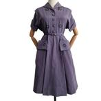 1940s dress van taft, Antiek en Kunst, Ophalen of Verzenden, Dames, Vintage