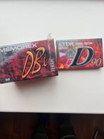 Cassettebandjes Memorex DBx en TDK D90 - Zo goed als nieuw, Cd's en Dvd's, Cassettebandjes, 2 t/m 25 bandjes, Ophalen of Verzenden