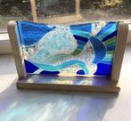 Glasfusing bloem boom zee blauw glasplaat, Ophalen of Verzenden, Nieuw