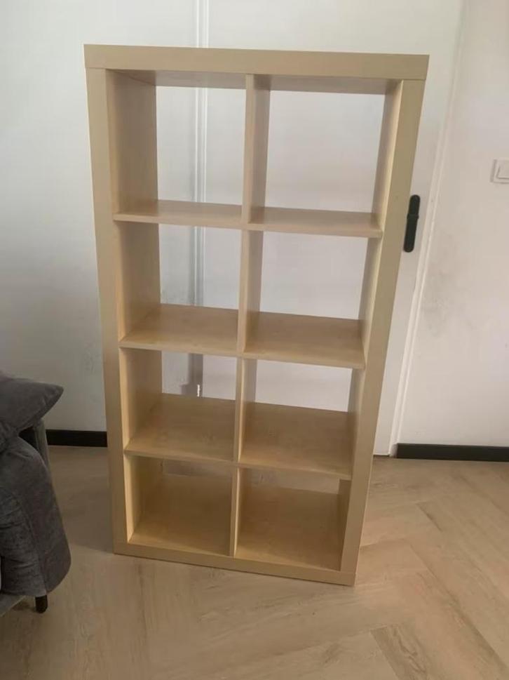 2x ikea 8 vaks expedit kallax open kast vakkenkast 4x2 bruin, Huis en Inrichting, Kasten | Ladekasten, Zo goed als nieuw, Minder dan 100 cm