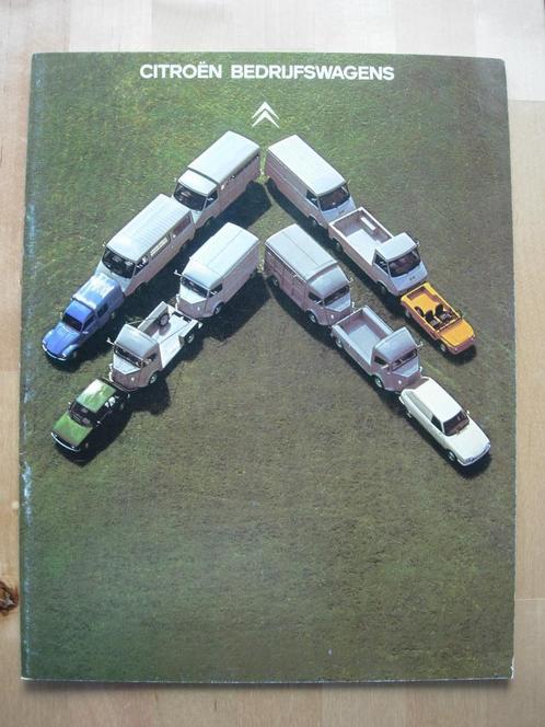 Citroen Bedrijfswagen Brochure 1980 - Mehari GS Acadiane HY, Boeken, Auto's | Folders en Tijdschriften, Zo goed als nieuw, Citroën