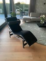 Cassina Chaise Longue - Hairyskin Zwart - Zo Goed Als Nieuw, Ophalen, Leer, Zo goed als nieuw, 75 tot 100 cm