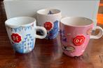 3 Douwe Egberts Senseo mokjes (1x Selwyn Senatori ) set €9,-, Huis en Inrichting, Ophalen, Zo goed als nieuw, Overige stijlen