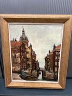 A.J. (Arie) Zwart, Het Kolkje te Amsterdam, Antiek en Kunst, Kunst | Schilderijen | Klassiek, Ophalen of Verzenden
