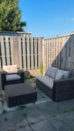 Loungeset rotan van Pure collection, Tuin en Terras, Ophalen, Gebruikt, Rotan, 3 zitplaatsen