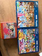 3 disney puzzels 2x 1000 en 1 x 500 jumbo prinsessen, Hobby en Vrije tijd, Denksport en Puzzels, Verzenden, 500 t/m 1500 stukjes