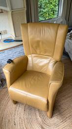 Relax fauteuil met elektrische standenschakelaar, Ophalen, Leer, 50 tot 75 cm