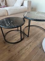 By Boo Romeo Bijzettafels - Marmer/Staal, Huis en Inrichting, Tafels | Bijzettafels, Ophalen, Minder dan 45 cm, Minder dan 55 cm