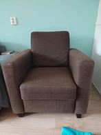 Bruine fauteuil., Huis en Inrichting, Fauteuils, Ophalen, Gebruikt, 75 tot 100 cm