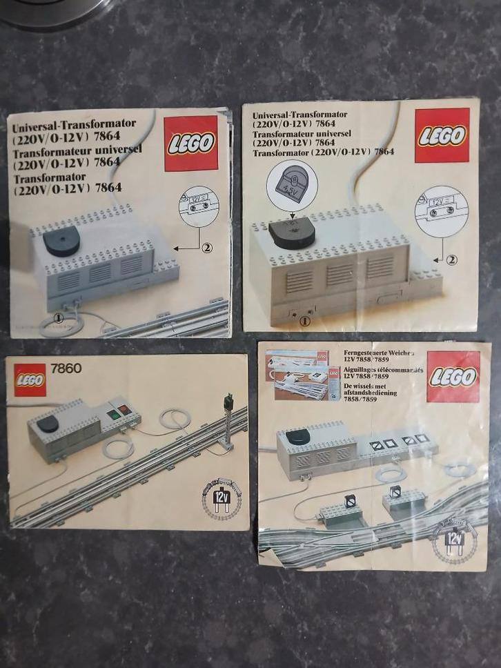 Lego 12V Tranformator/Wissels/Stoplicht/Treinrails, Kinderen en Baby's, Speelgoed | Duplo en Lego, Gebruikt, Lego, Complete set