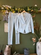 Josh V pak set pantalon blazer maat xs 34 dames blue, Ophalen, Zo goed als nieuw, Maat 34 (XS) of kleiner, Wit