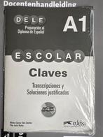 DELE A1 Escolar Claves - Docentenhandleiding, Ophalen of Verzenden, Alpha, Zo goed als nieuw, Niet van toepassing