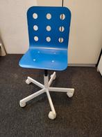Ikea buro stoel, Blauw, Gebruikt, Ophalen of Verzenden