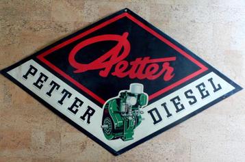 Blikken publiciteit van PETTER  DIESEL  beschikbaar voor biedingen