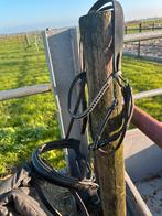 Hoofdstel zwart full, Dieren en Toebehoren, Paarden en Pony's | Hoofdstellen en Tuigage, Ophalen of Verzenden, Zo goed als nieuw
