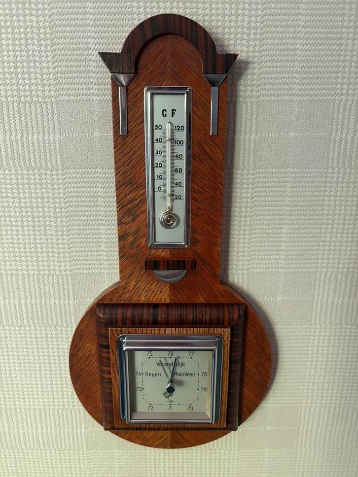 Antieke Barometer van Lufft, Audio, Tv en Foto, Weerstations en Barometers, Gebruikt, Barometer, Ophalen