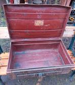 Jones brothers & co metalen travelling trunk, metalen kist, Huis en Inrichting, Minder dan 50 cm, 50 tot 100 cm, Ophalen of Verzenden