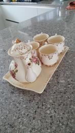 Vintage Theeservies met Rozen, Antiek en Kunst, Ophalen of Verzenden