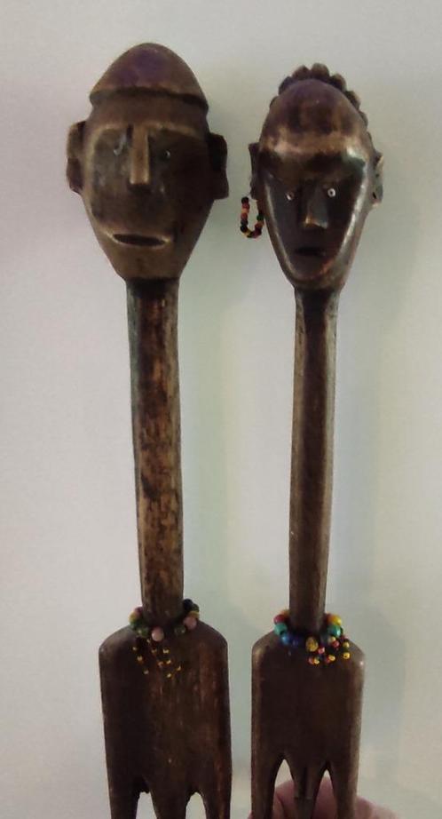 De Nyamwezi uit hout gesneden Man en Vrouw, Antiek en Kunst, Kunst | Beelden en Houtsnijwerken, Ophalen
