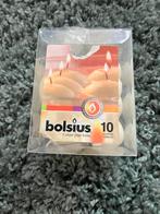 Bolsius drijfkaarsjes 8stuks, Huis en Inrichting, Woonaccessoires | Kandelaars en Kaarsen, Overige materialen, Beige, Nieuw, Ophalen of Verzenden