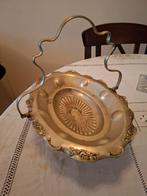 Vintage Zilveren Schaal met Handvat, Antiek en Kunst, Ophalen of Verzenden