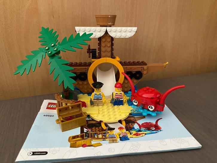 Lego 40589 pirateneiland, Kinderen en Baby's, Speelgoed | Duplo en Lego, Zo goed als nieuw, Lego, Complete set, Ophalen of Verzenden