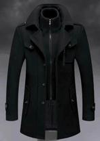 Heren WoolGuard Trenchcoat peaky blinders zwart maat L/XL, Zwart, Maat 56/58 (XL), Ophalen of Verzenden, Zo goed als nieuw