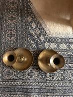 Twee mooie koperen kaarsenhouders, Ophalen of Verzenden, Koper