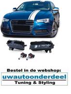 Smoke Glas Led Mistlampen Grill Bumper Voor Audi A5 8T