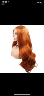 Nieuwe oranje gemixte haren lace cap pruik!, Nieuw, Ophalen of Verzenden, Pruik of Haarverlenging