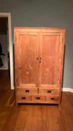 Teak houten kast, Huis en Inrichting, Ophalen of Verzenden, Zo goed als nieuw, 170 cm of meer