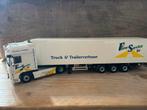 DAF XF trekker + koeler, Hobby en Vrije tijd, Modelauto's | 1:50, Ophalen of Verzenden, Zo goed als nieuw, Bus of Vrachtwagen
