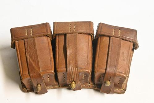 1917 leren patronen tas, Verzamelen, Militaria | Algemeen, Landmacht, Overige typen, Overige gebieden, Ophalen of Verzenden