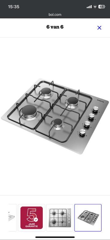 Kookplaat inventum ikv6011 RVS beschikbaar voor biedingen