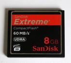 Compact Flash SanDisk kaart 8gb met plastic opbergdoosje, Audio, Tv en Foto, Fotografie | Geheugenkaarten, Compact Flash (CF)