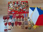 Lot Tsjechoslowakije; Tsjechoslowaakse 265 Medaille, Spelden, Ophalen of Verzenden, Overige materialen, Buitenland