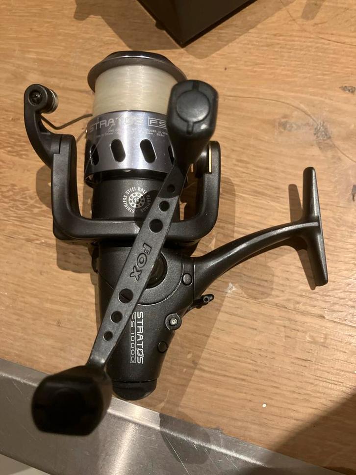 Fox Stratos Baitrunner FS 10000 Karper Molen, Watersport en Boten, Hengelsport | Karpervissen, Gebruikt, Molen, Ophalen of Verzenden