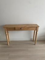 Sidetable, 100 tot 150 cm, Ophalen of Verzenden, Zo goed als nieuw, Grenenhout
