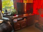 Houten tv-meubel / dressoir – 130 cm breed, Ophalen, 100 tot 150 cm, Eikenhout, 25 tot 50 cm